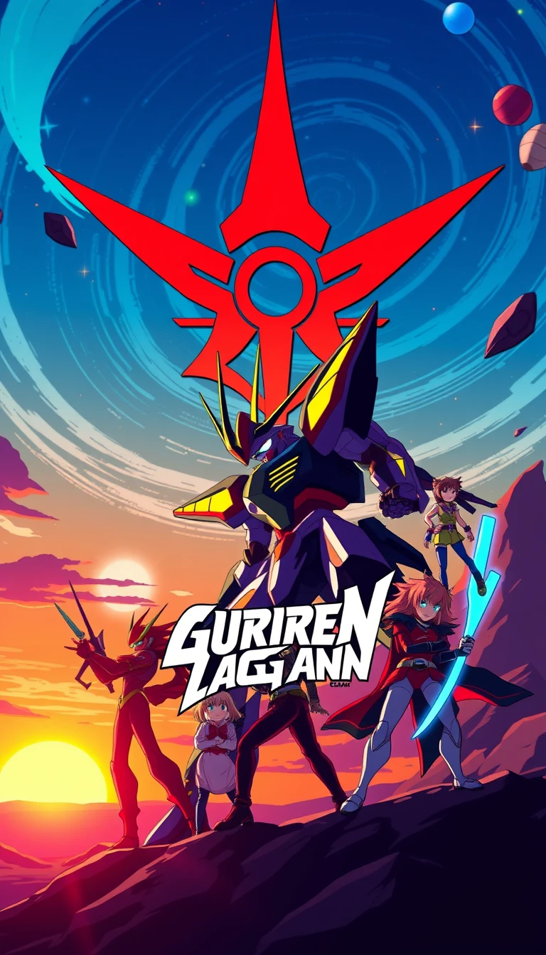 Gurren Lagann Phone Wallpaper