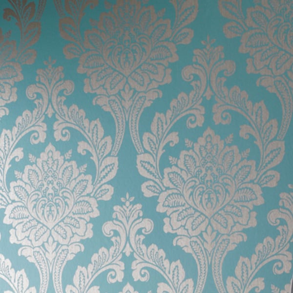 Astoria Teal Wallpaper Harry Corry Limited