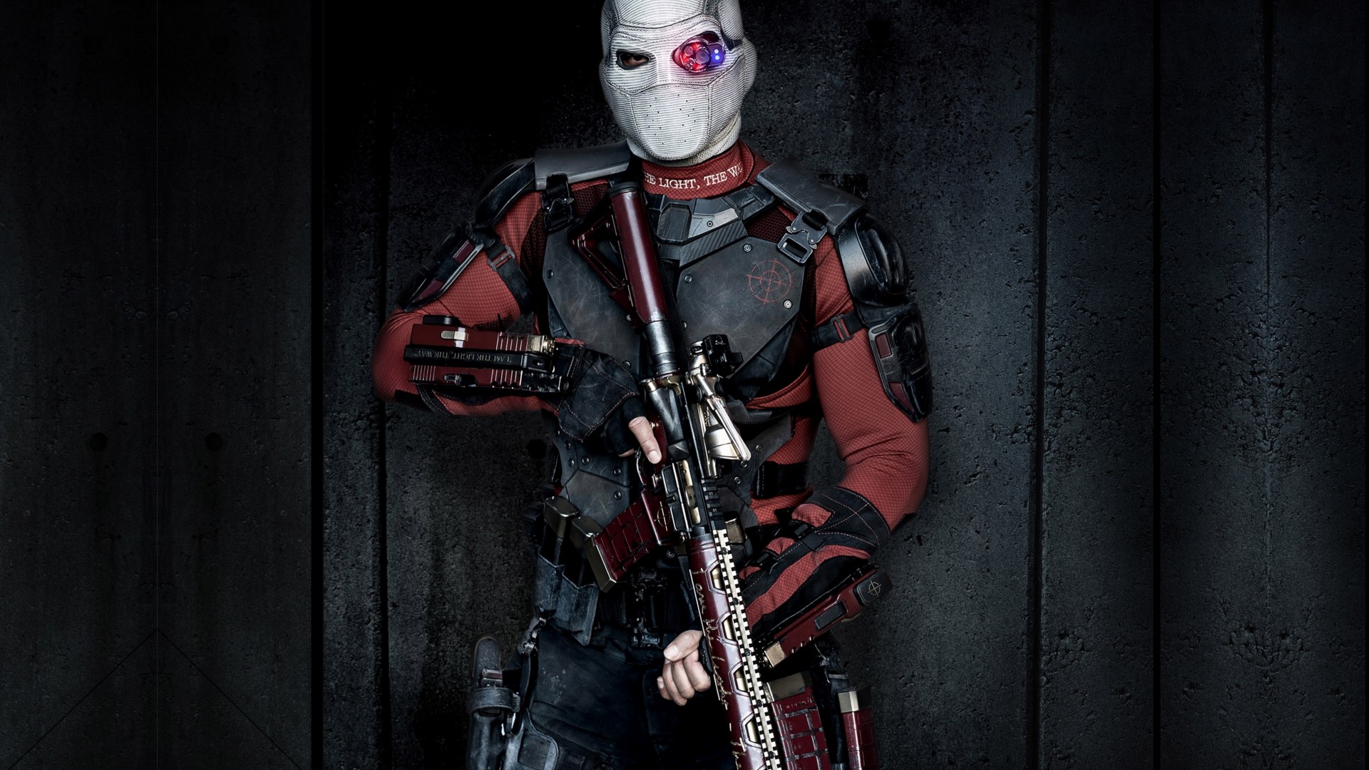 Wallpaper Deadshot Suicide Squad Will Smith Mask Movies