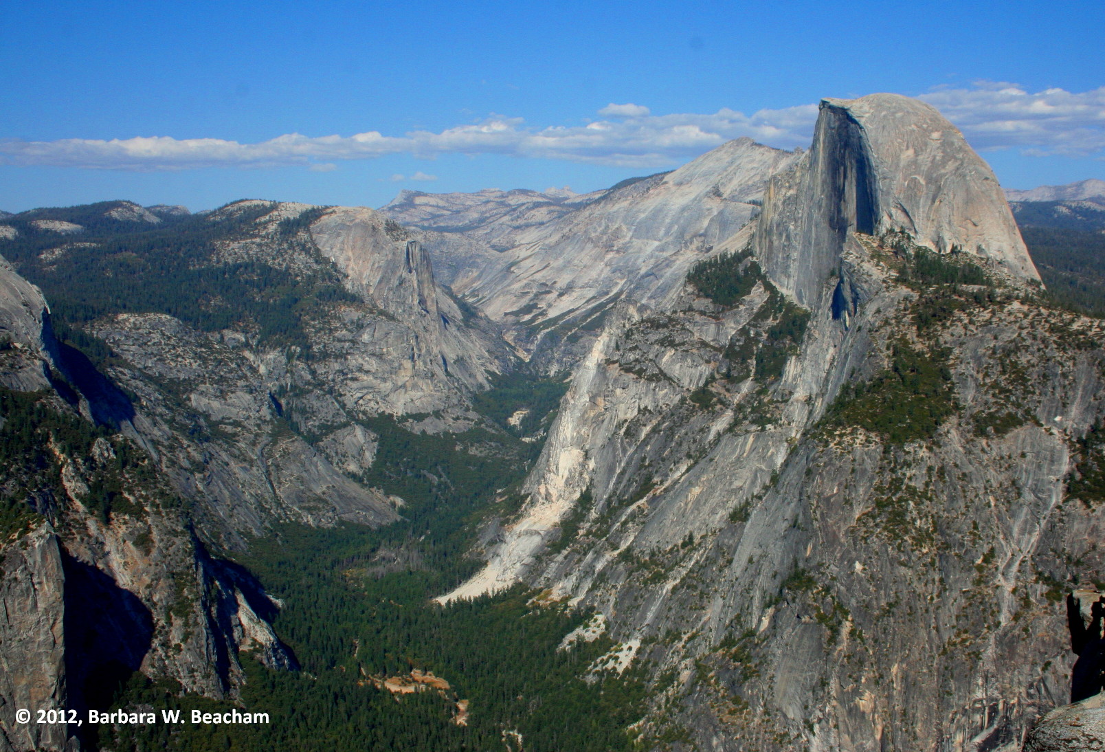Half Dome And Yosemite Valley From Glacier Point