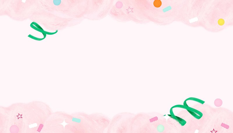 Pink Cotton Candy Computer Wallpaper
