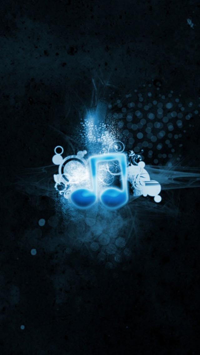 Music Note Background For iPhone HD