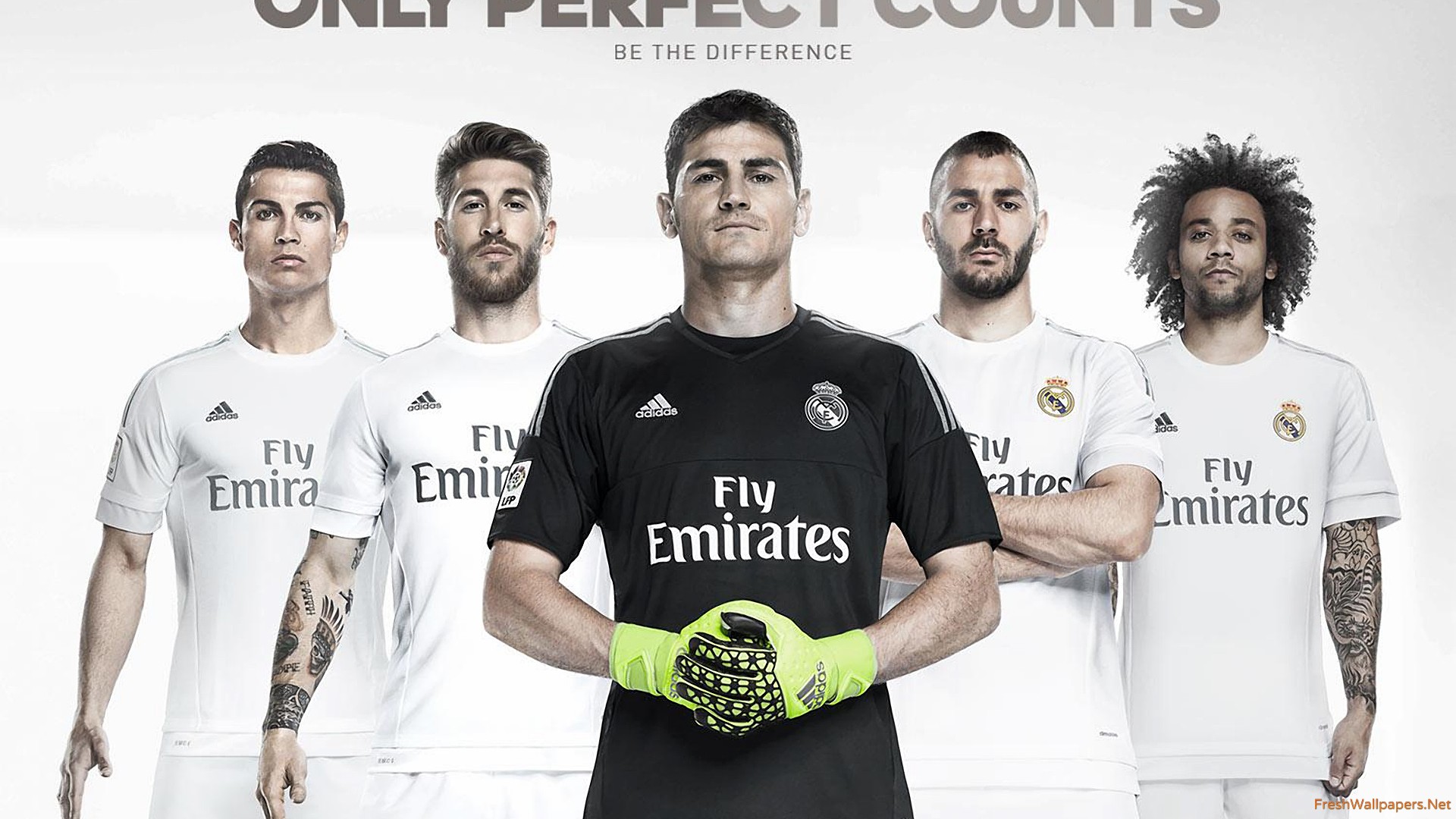 Real Madrid Cf Adidas Home Kit Wallpaper Freshwallpaper