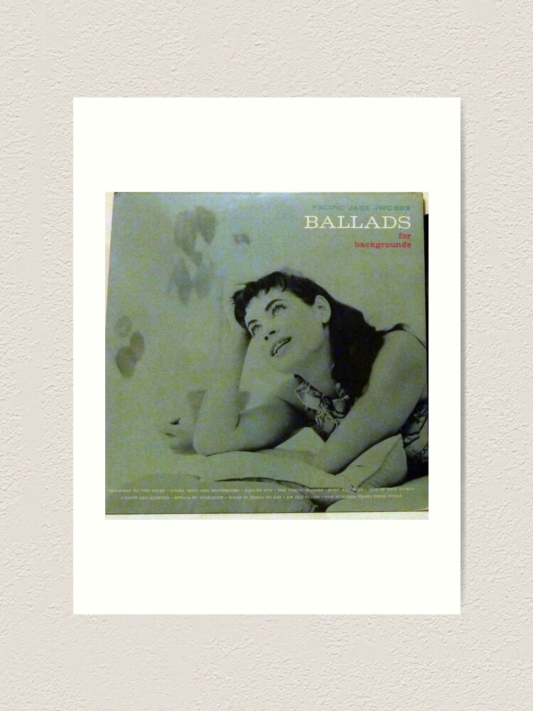 Ballads For Background Beatnik Girl S Album Cover Art