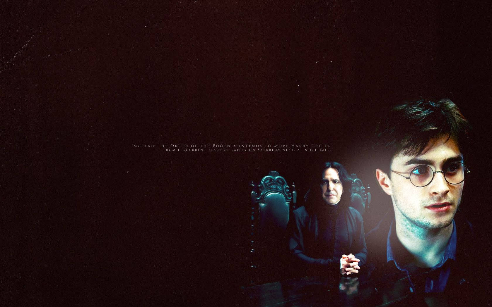 Harry And Snape Potter Laptop Wallpaper