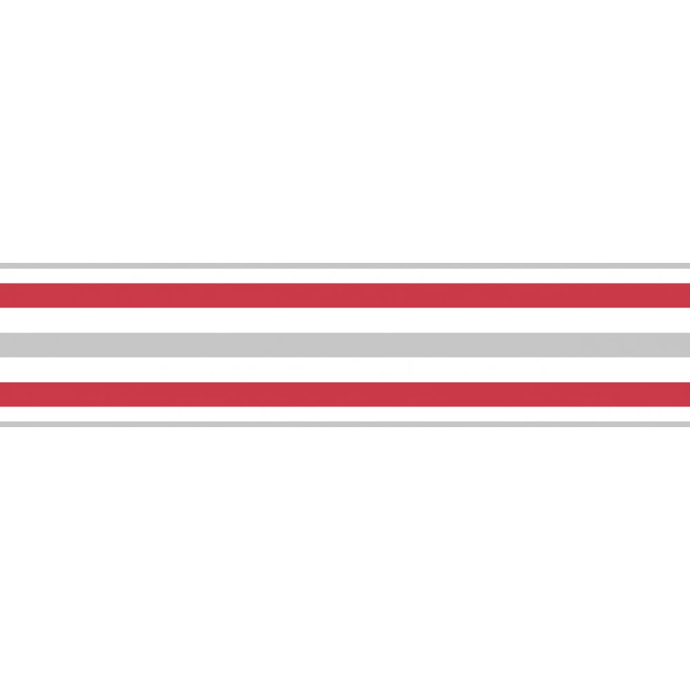 Border Red Silver White As Simple It Is A Clean Striped Can