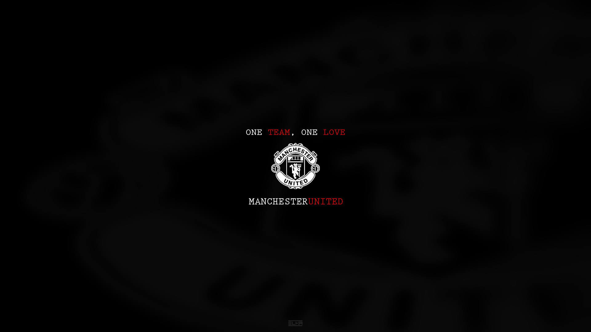 Free download Manchester United Wallpaper Black Logo ...