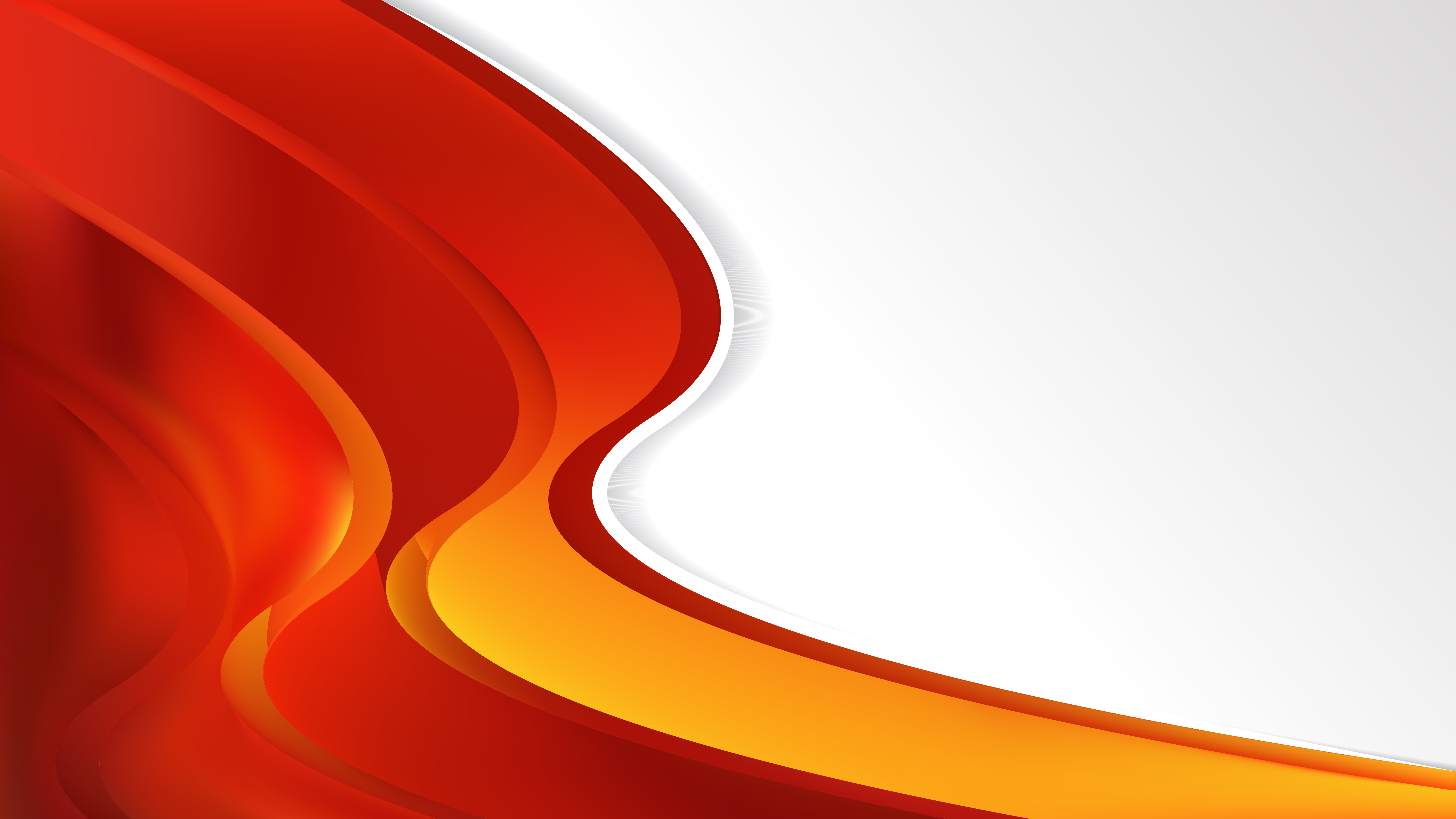Free Red and Orange Wave Business Background Vector Art