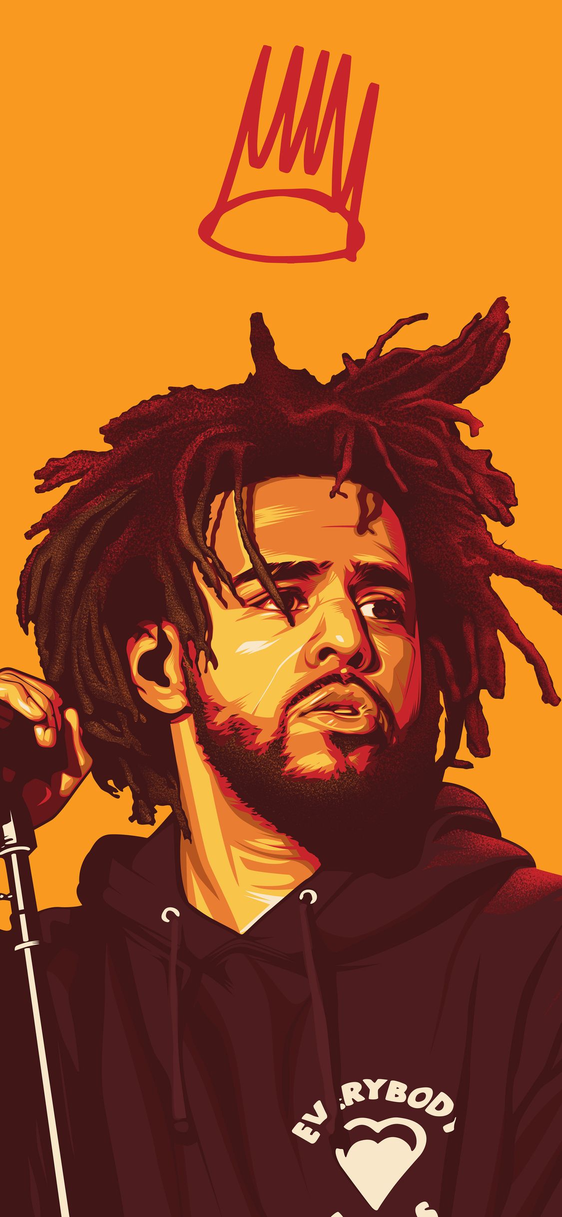 Awesome J Cole iPhone Wallpaper HD