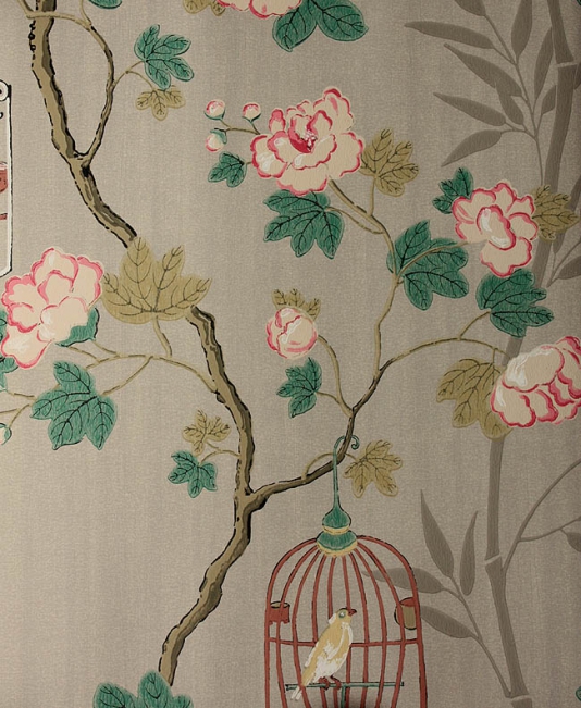 Grey Wallpaper With Birds On Songbird By Gp