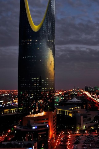 Saudi Arabia Riyadh City Night Wallpaper For iPhone