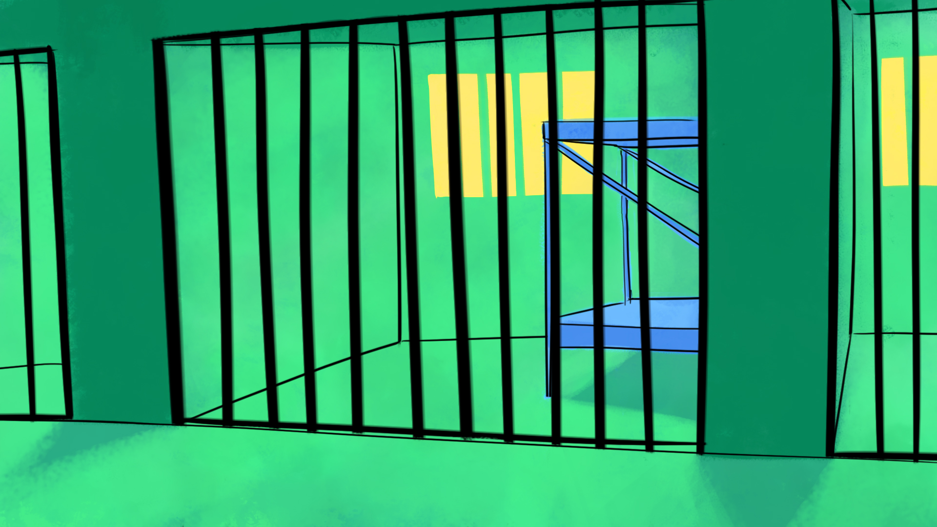 Jail Cell Cartoon : Dog Bars Behind Cell Clipart Prison Djart Jailed ...
