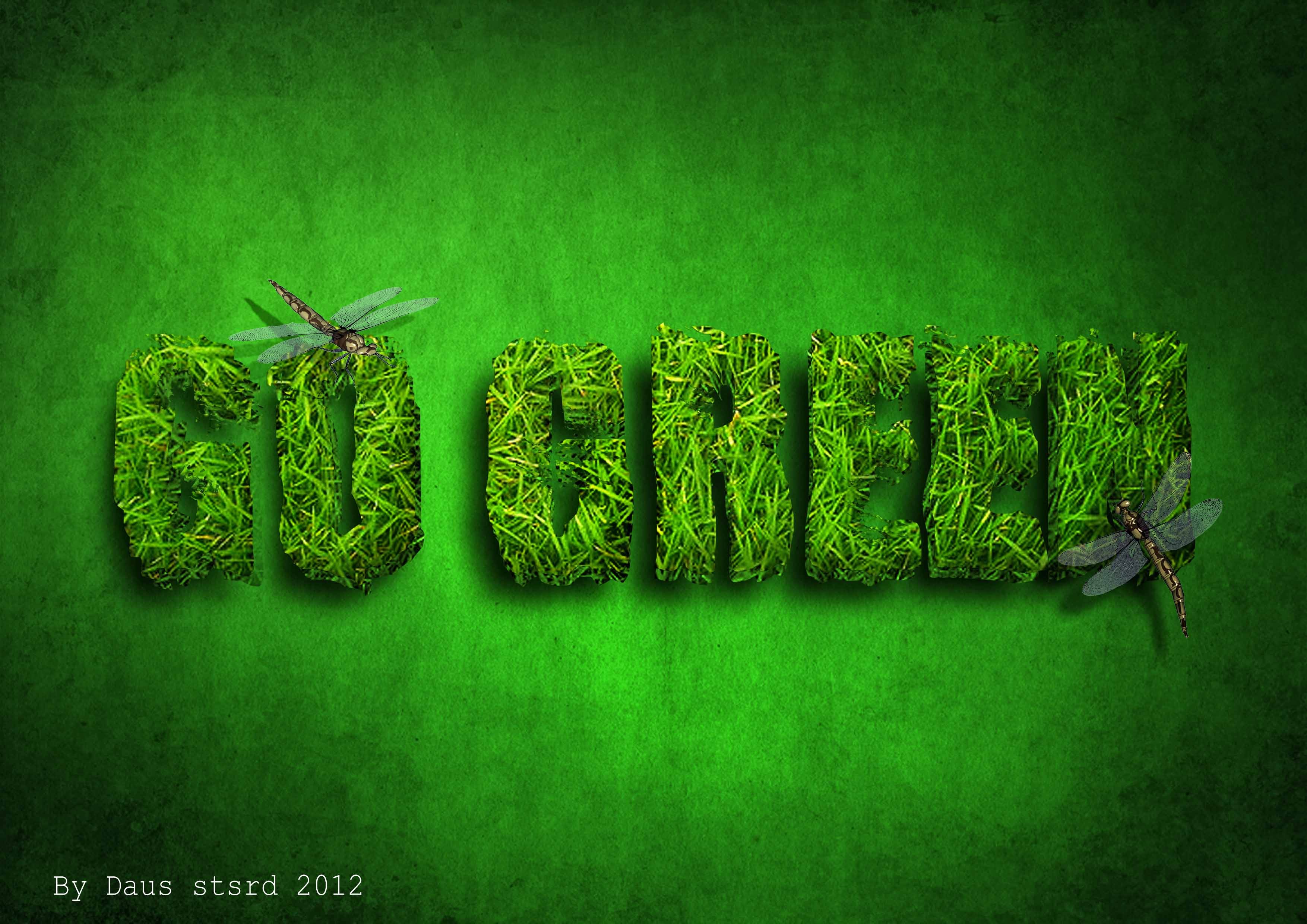 Go Green Wallpaper HD