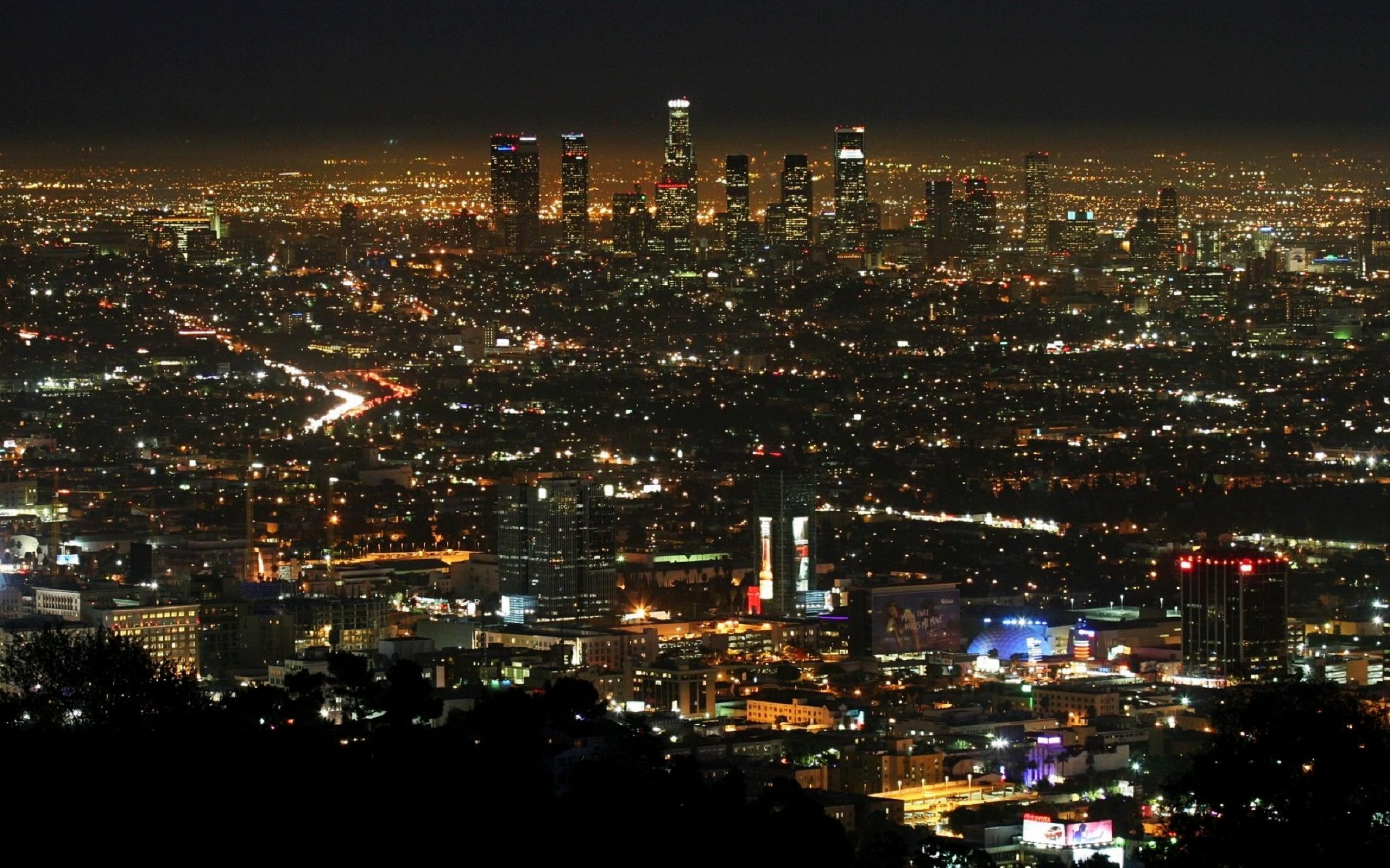 Aerial Of Los Angeles California