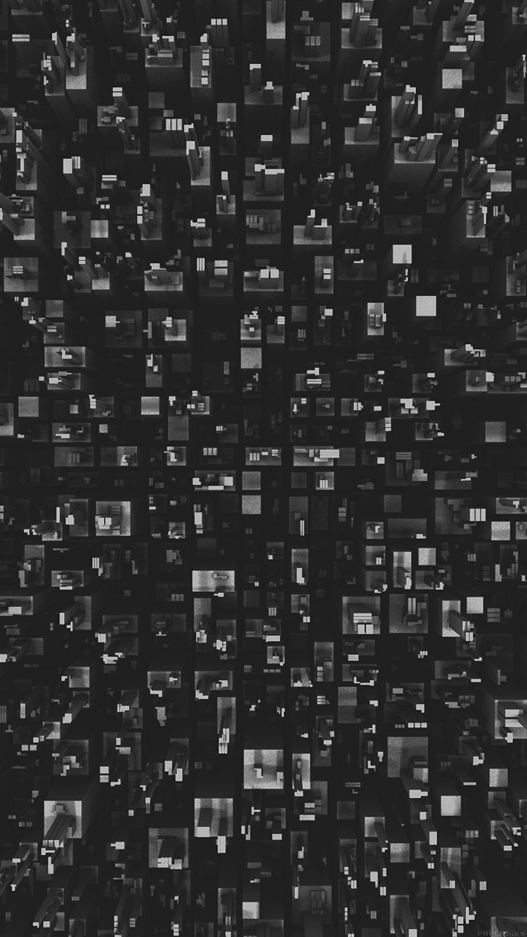 iPhone7papers Vh30 3d Art Building Dark Pattern