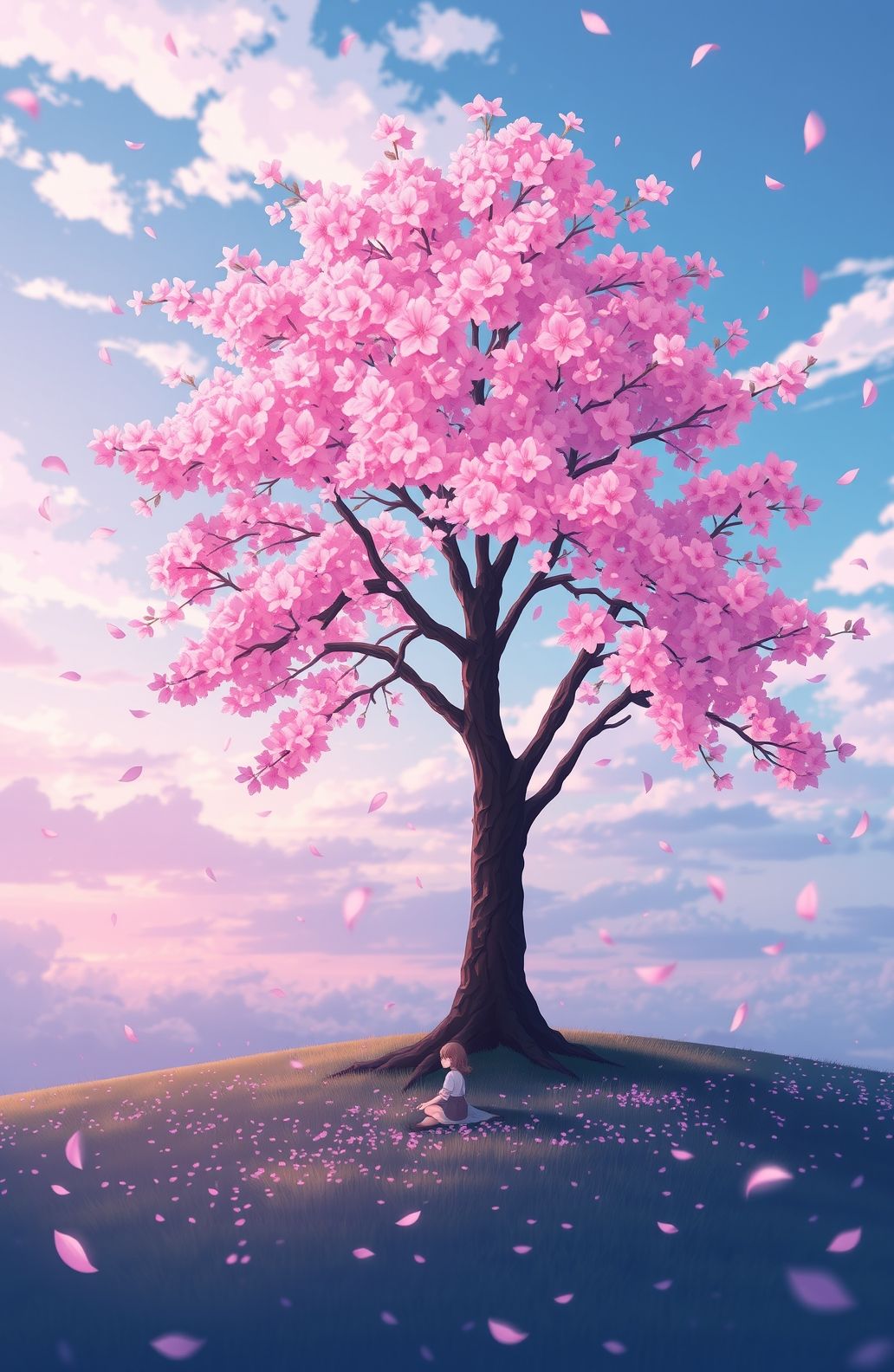 Anime Cherry Blossom Wallpaper