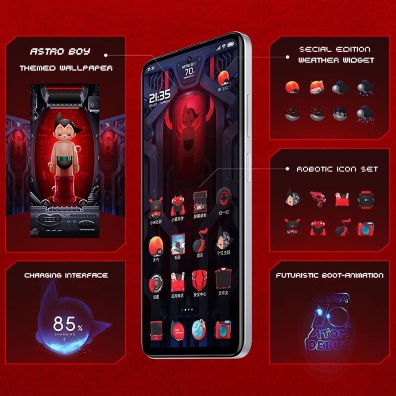 Redmi X Astro Boy Note 11t Pro Limited Edition Smartphone