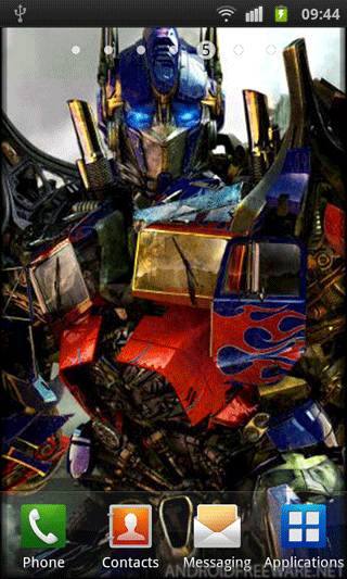  livewallpaper is especially for Transformers Fans around the world