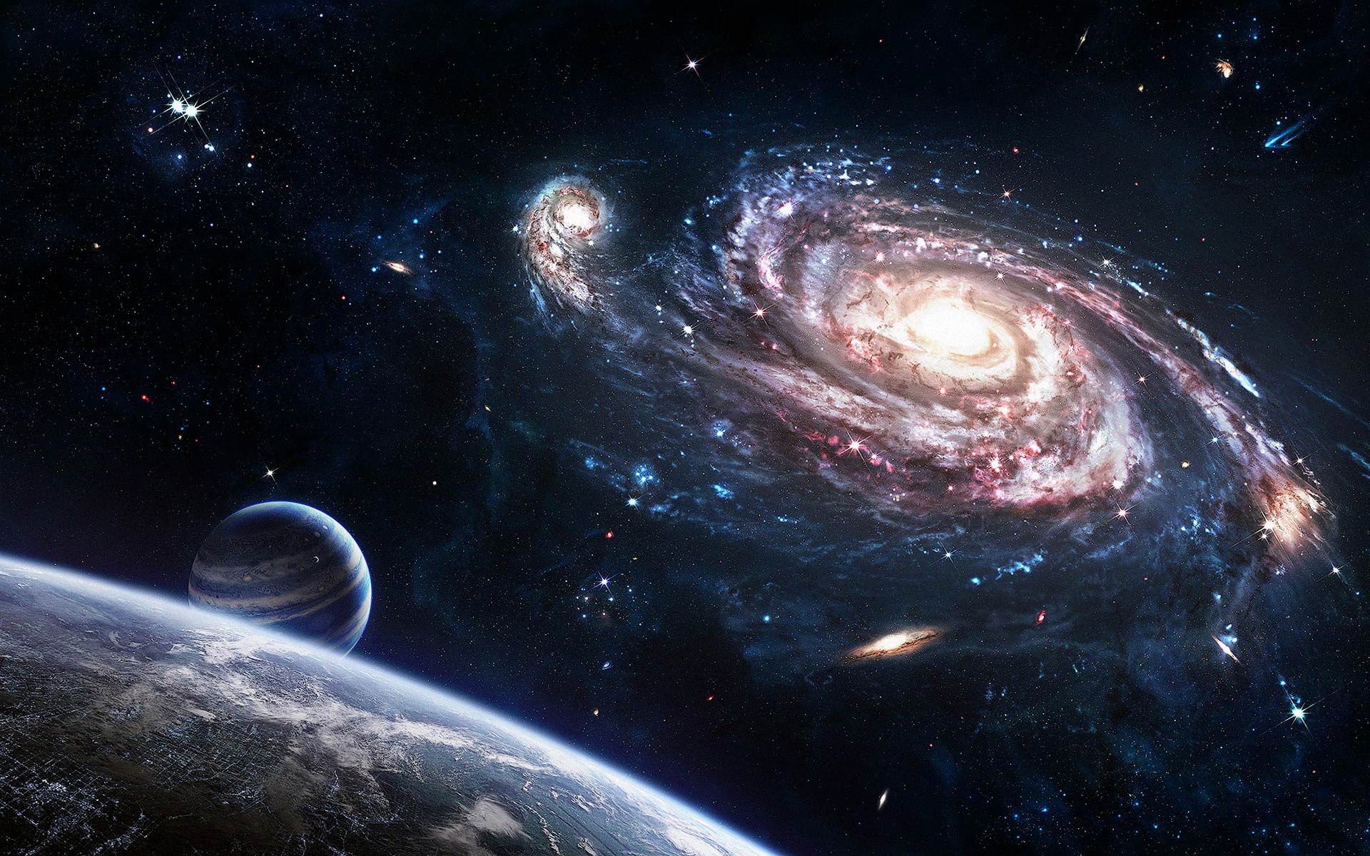 Space Galaxy Art Wallpaper