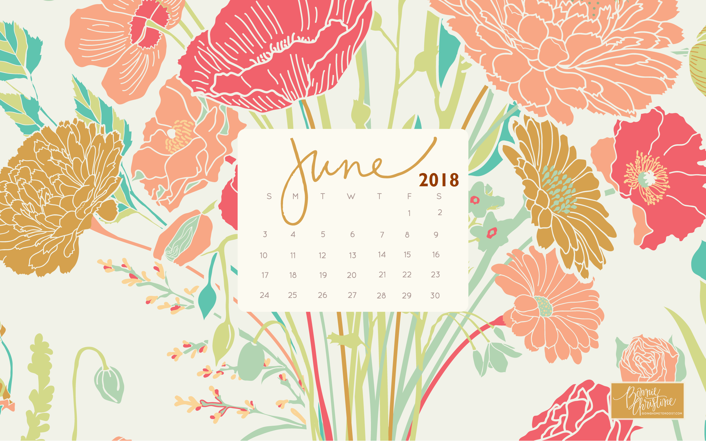  35 June 2018 Calendar Wallpapers WallpaperSafari