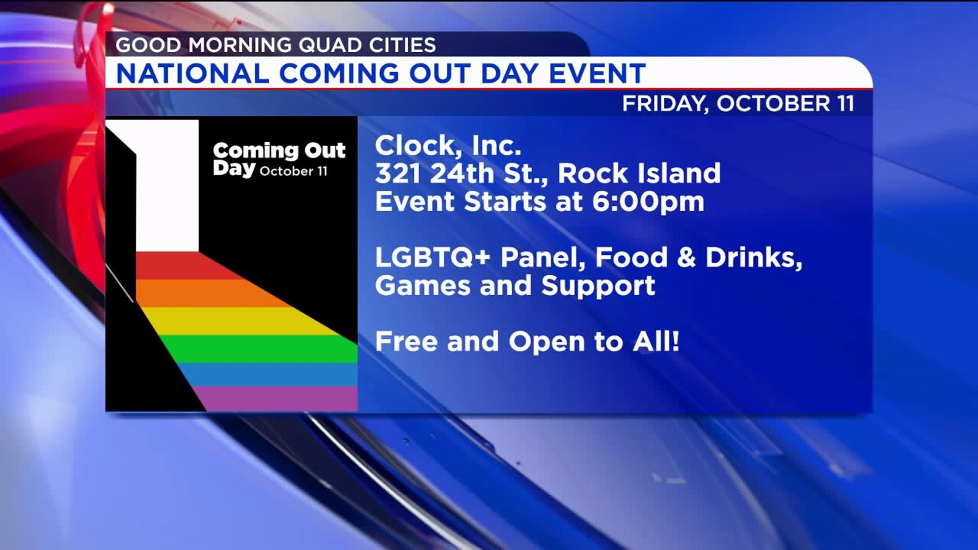 National Ing Out Day Is Friday October 11th Wqad