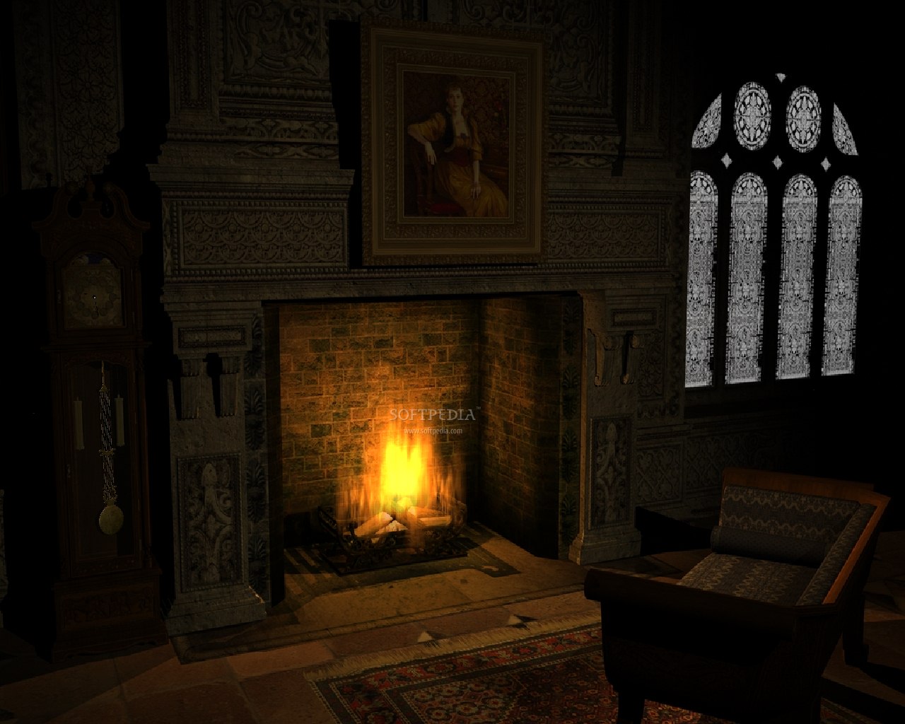 Old Fireplace Animated Wallpaper This Is The Image That Will Be