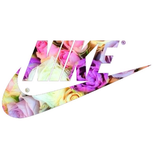 flower nike logo