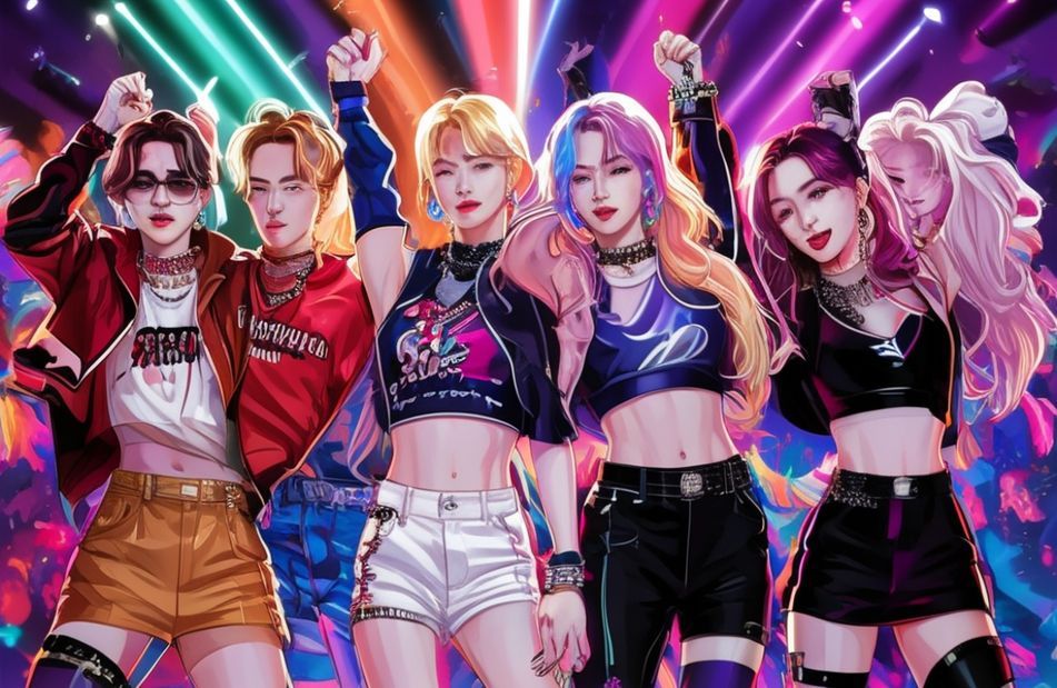 Bts And Blackpink Anime Wallpaper