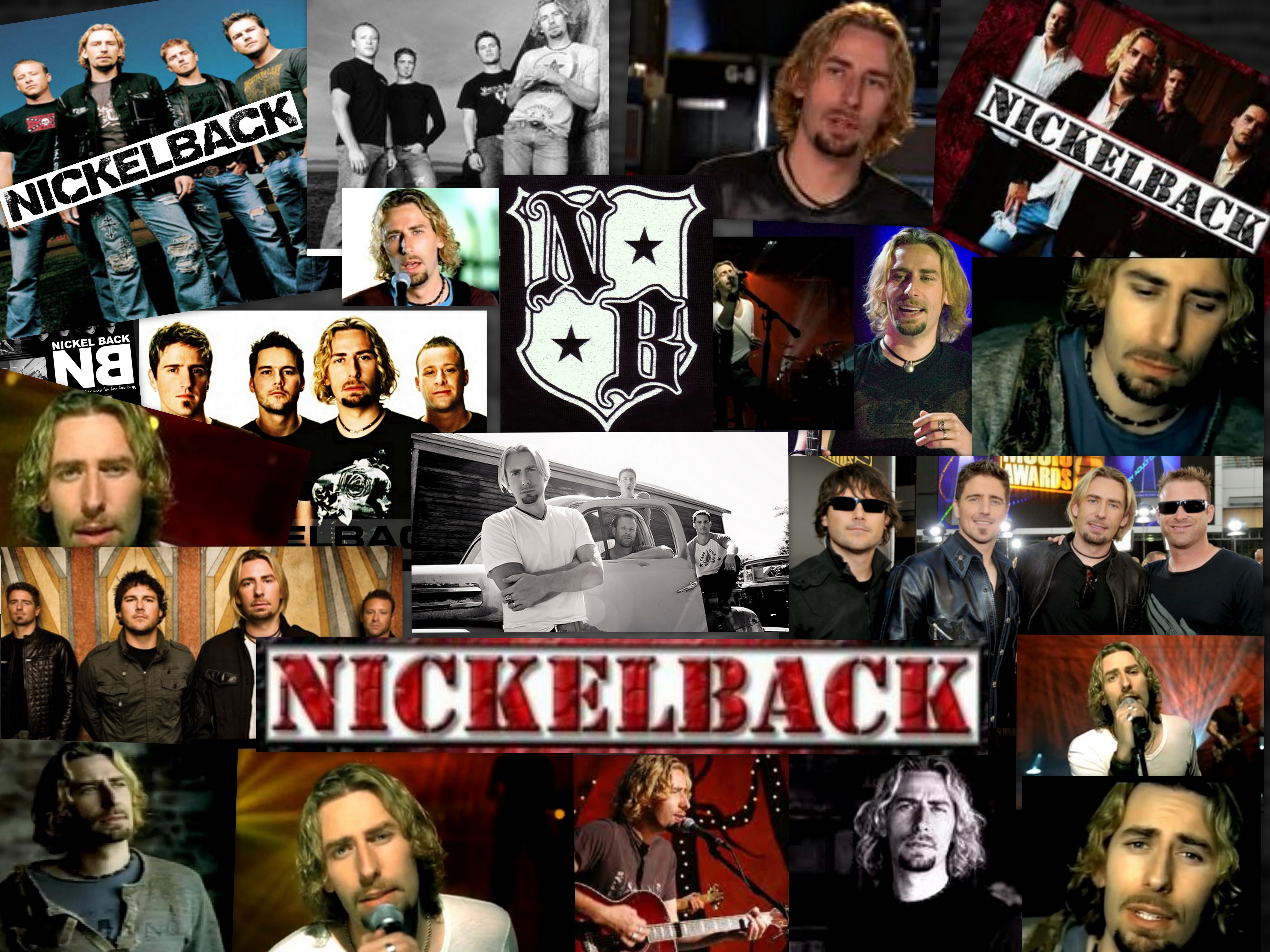 Awesome Nickelback Collage Wallpaper