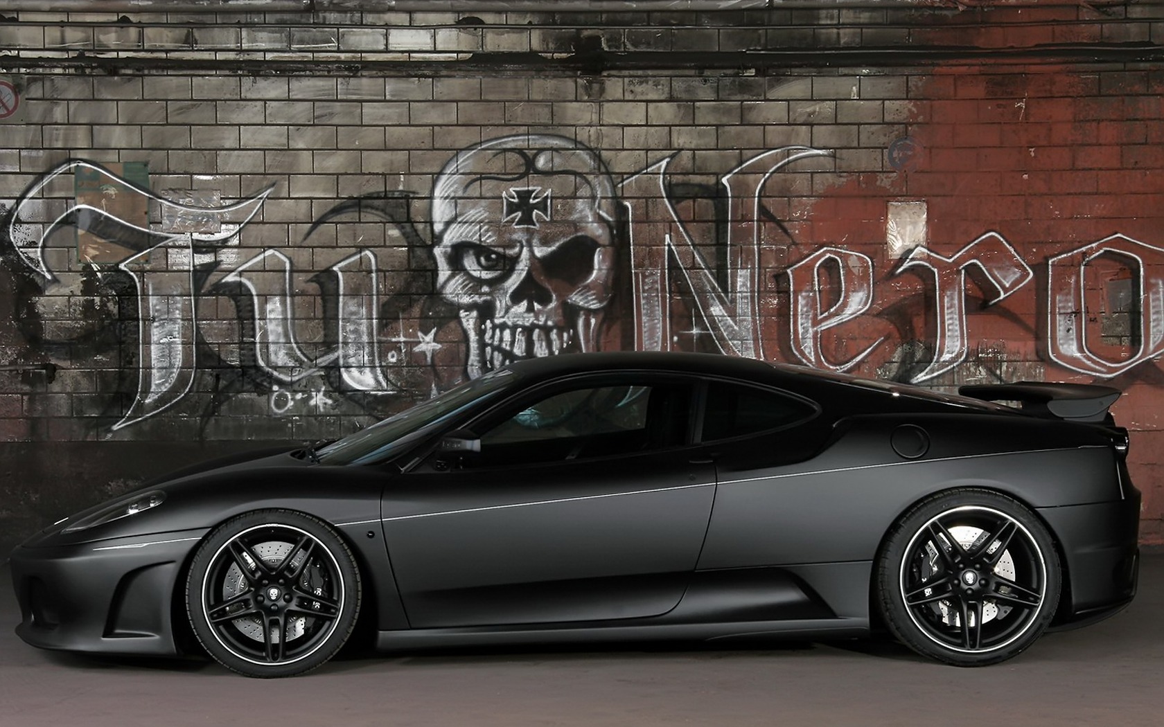 Black Ferrari Car Hd Wallpaper