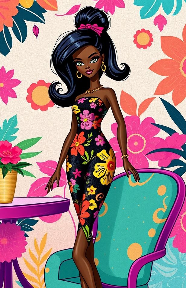 Black Barbie Wallpaper
