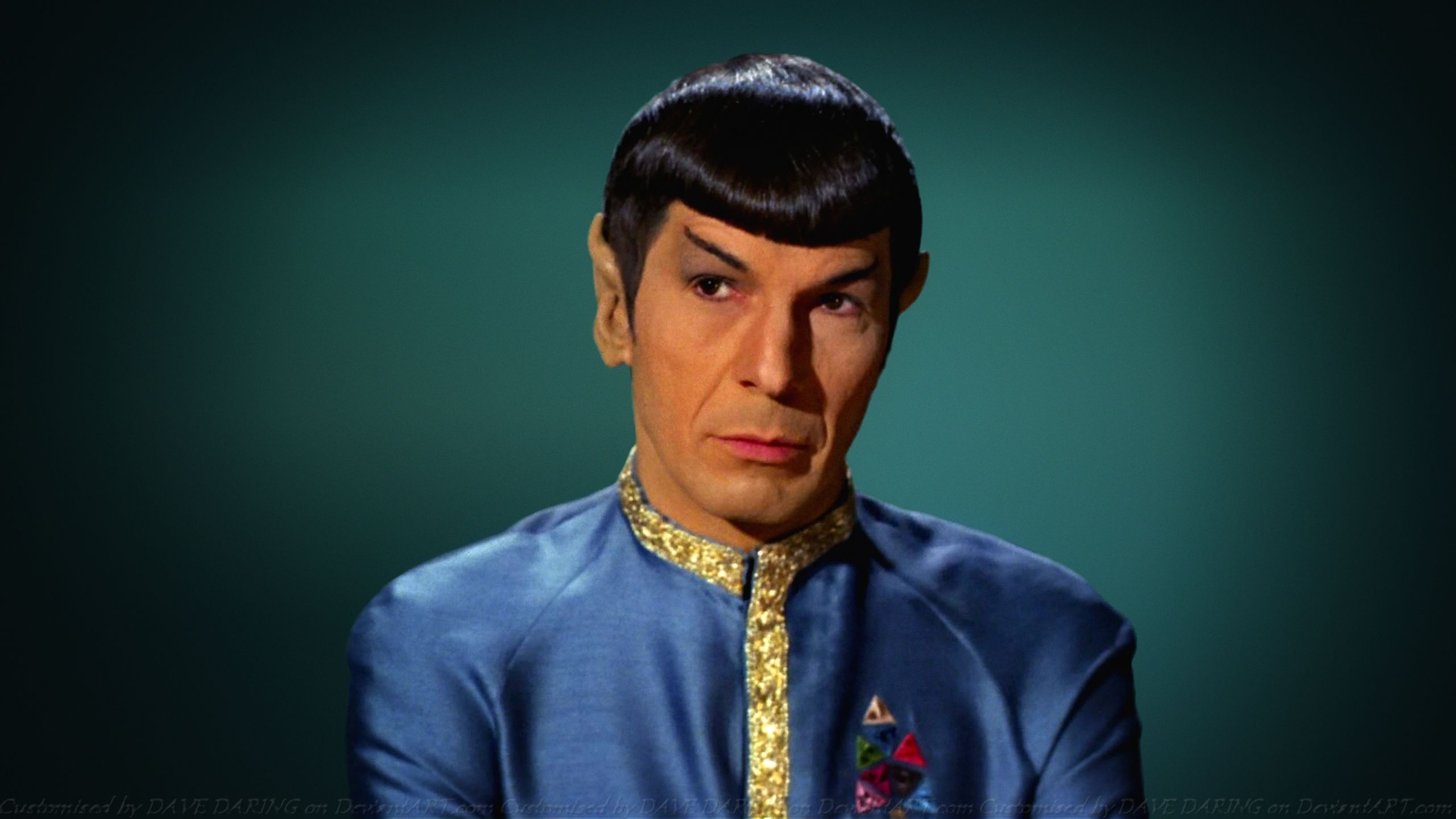 Leonard Nimoy Spock Xii By Dave Daring Customization Wallpaper People