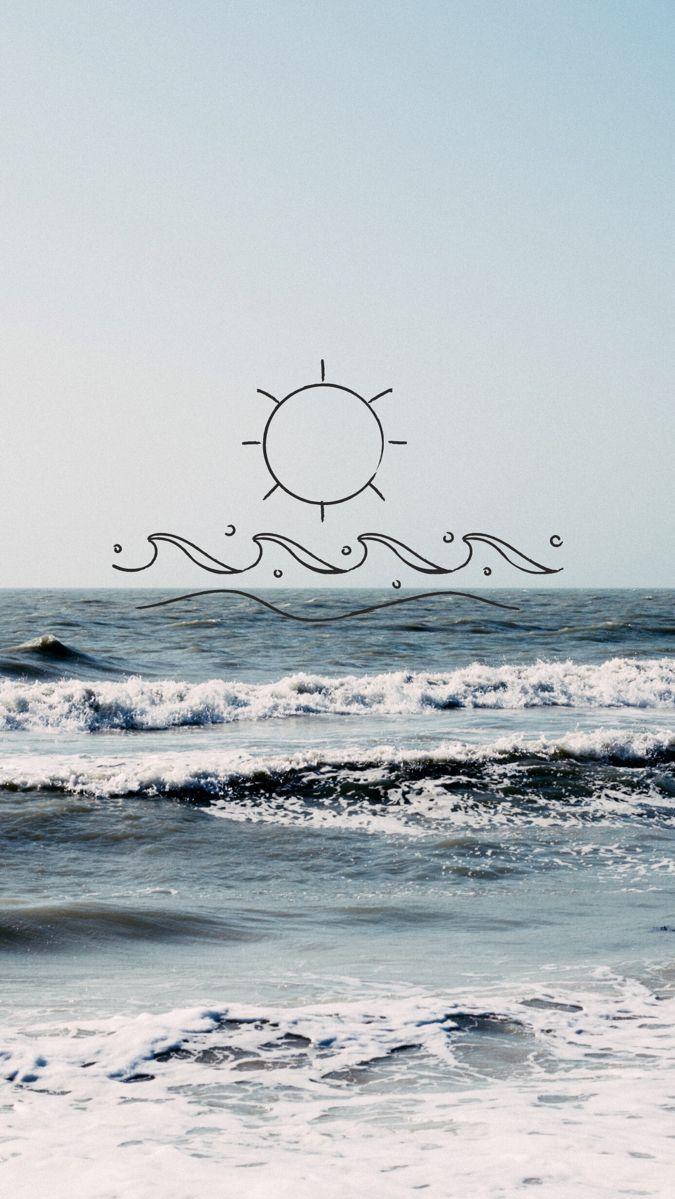 Beach Themed iPhone Wallpaper
