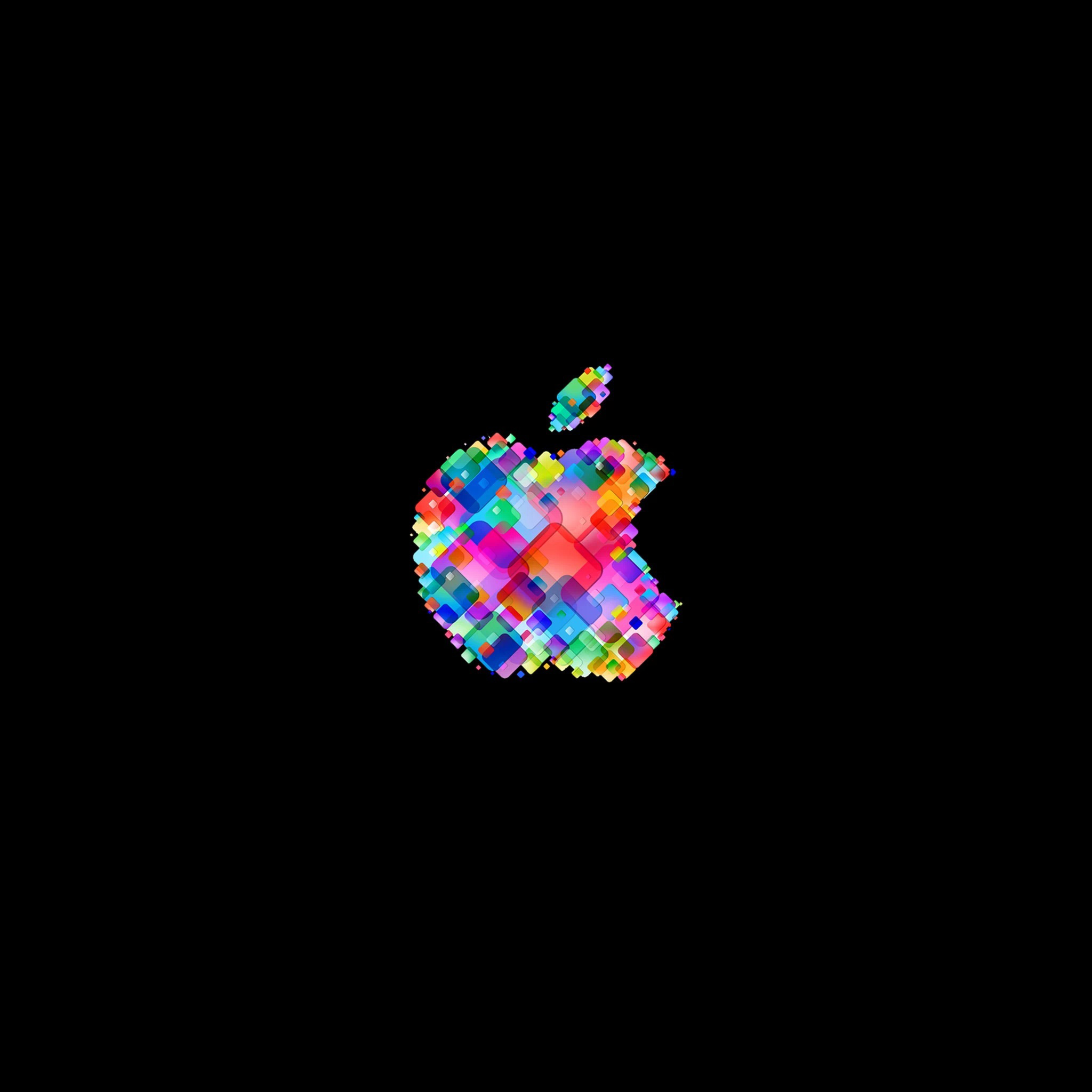 iPad Wallpaper Funky Apple Logo Mini