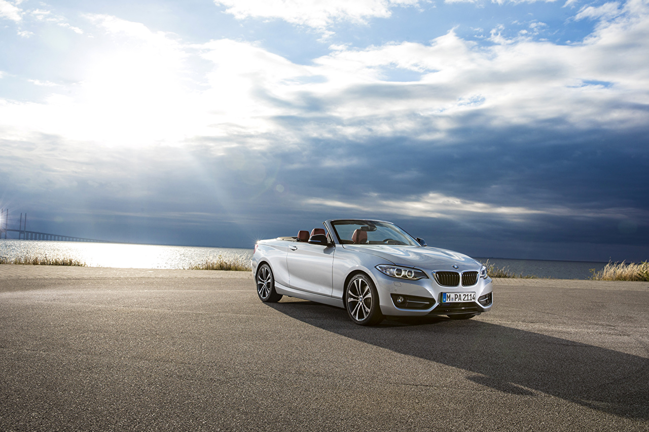 Photos Bmw 228i F23 Convertible Cabriolet White Sky Metallic