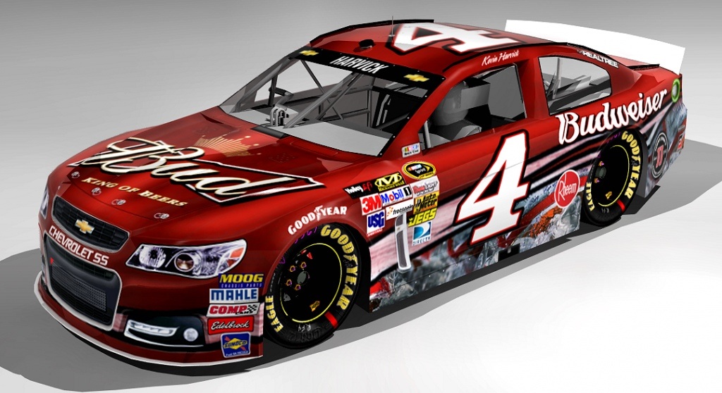 Just Released Kevin Harvicks New Paint Scheme For