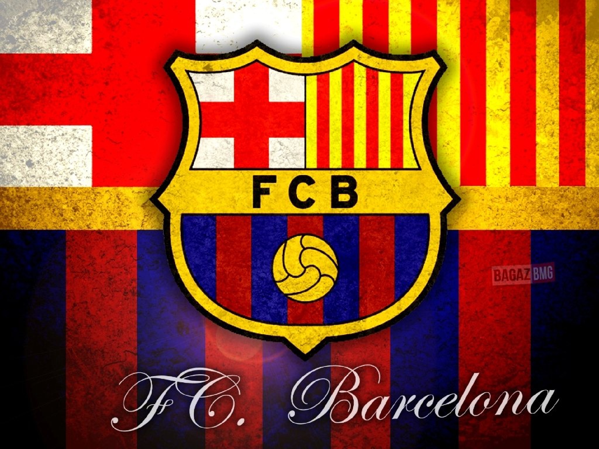 Barcelona Spain Flag Wallpaper S