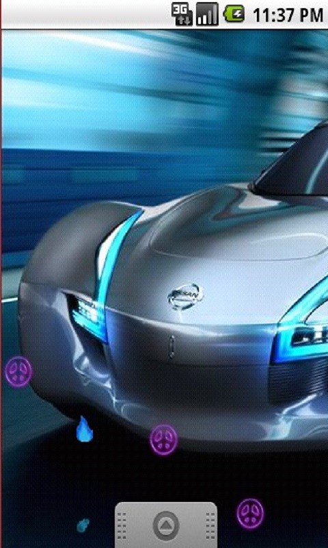 Neon 3d Futuristic Car Lwp Android Live Wallpaper