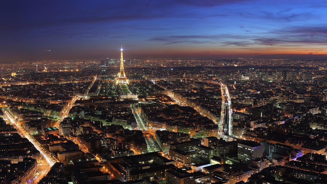 Paris At Night Wallpaper