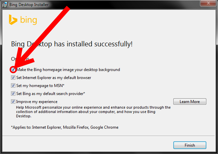 Free download how to change your desktop background to the bing daily 