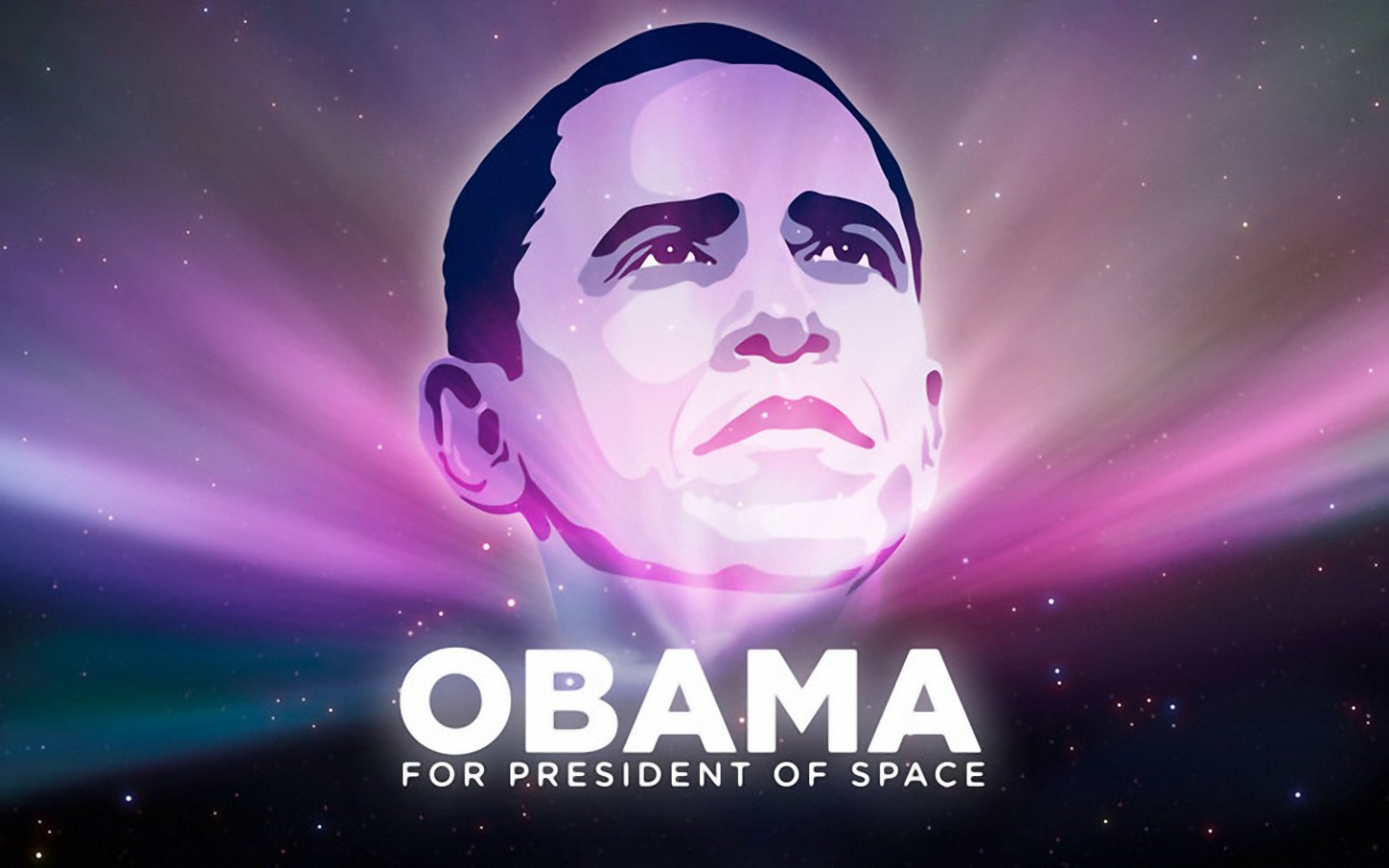 Barack Obama For President Of Space Wallpaper