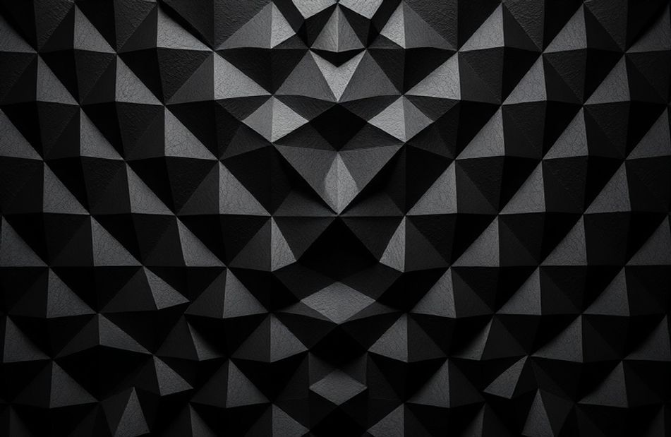 3d Black Wallpaper