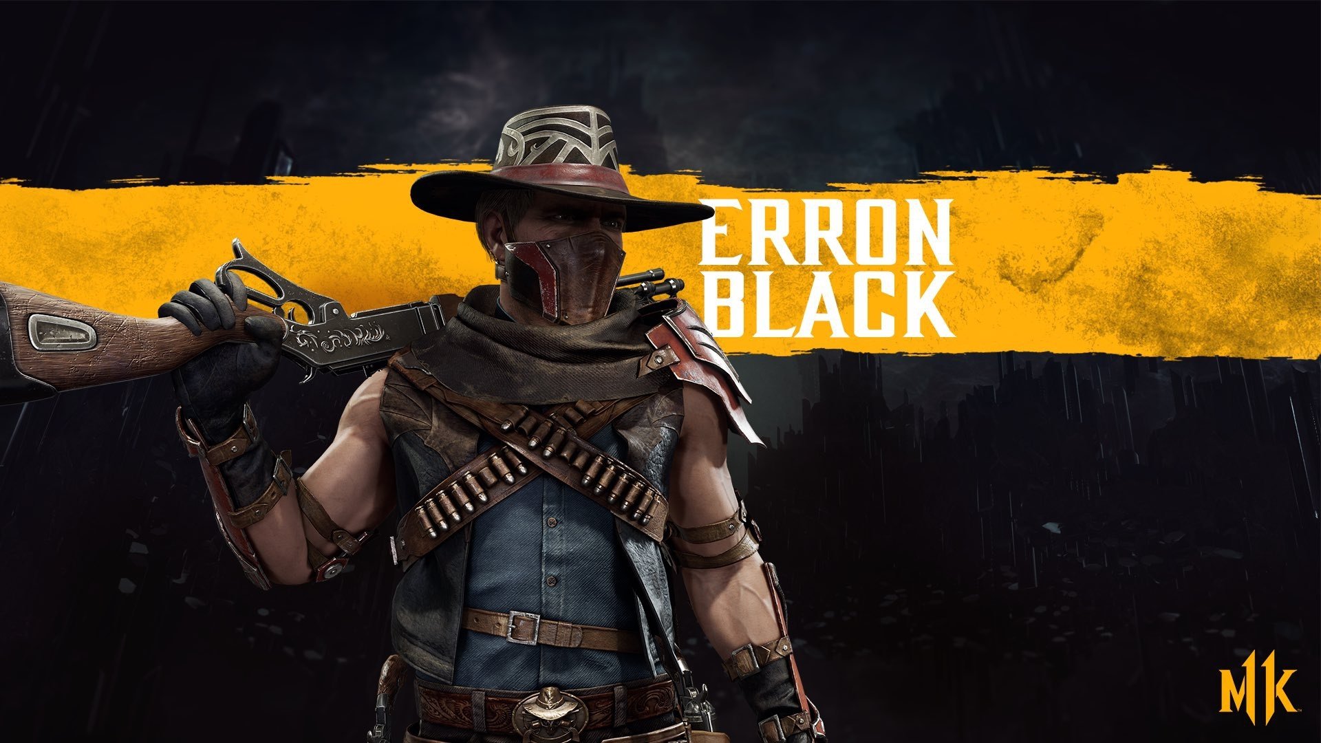 Erron Black Video Game Mortal Kombat HD Wallpaper