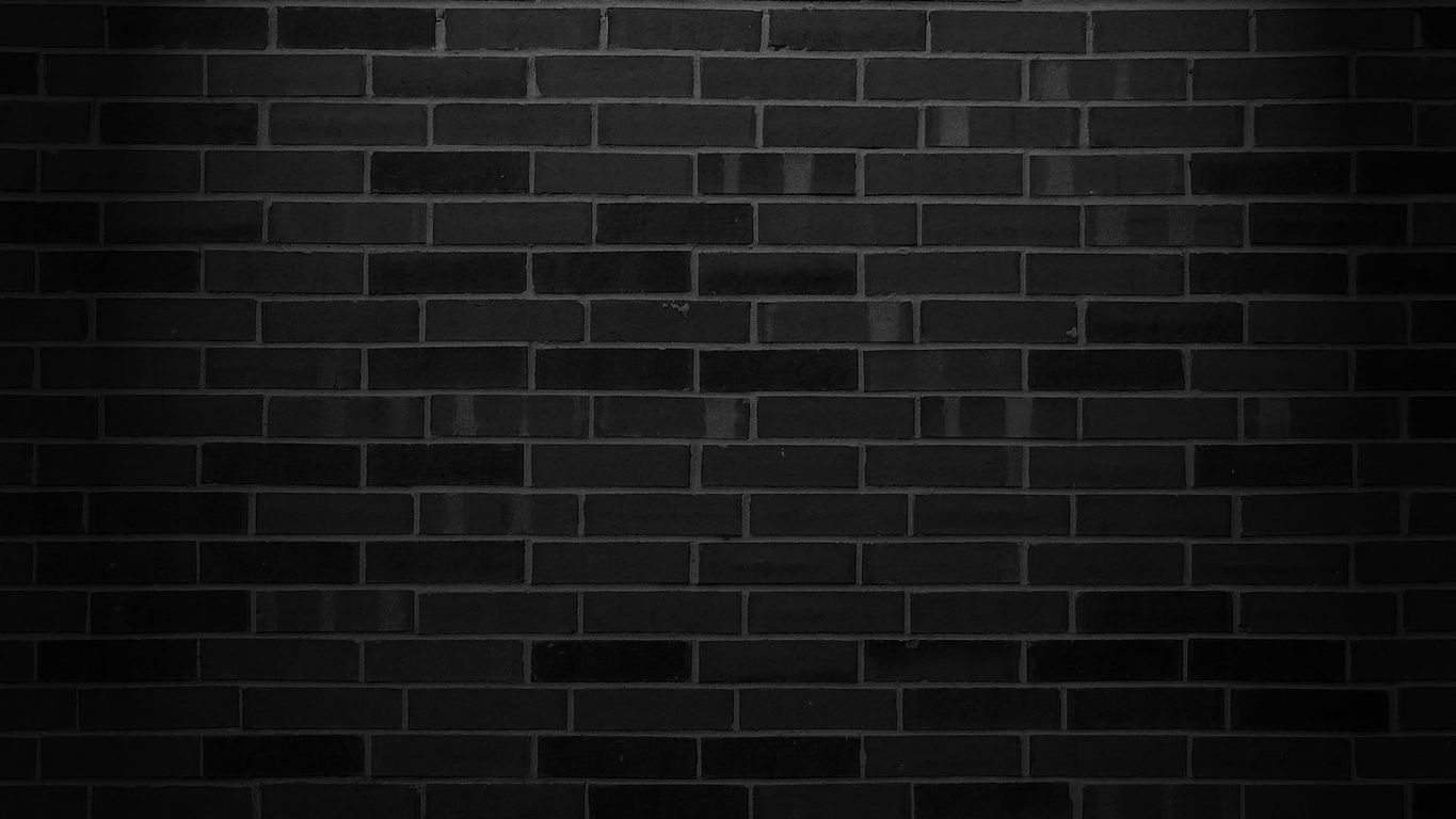 Black brick wall wallpaper 18482 1365x768