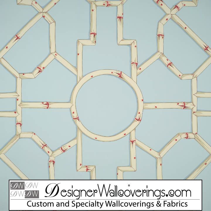 Bamboo Wallpaper Design Party Invitations Ideas