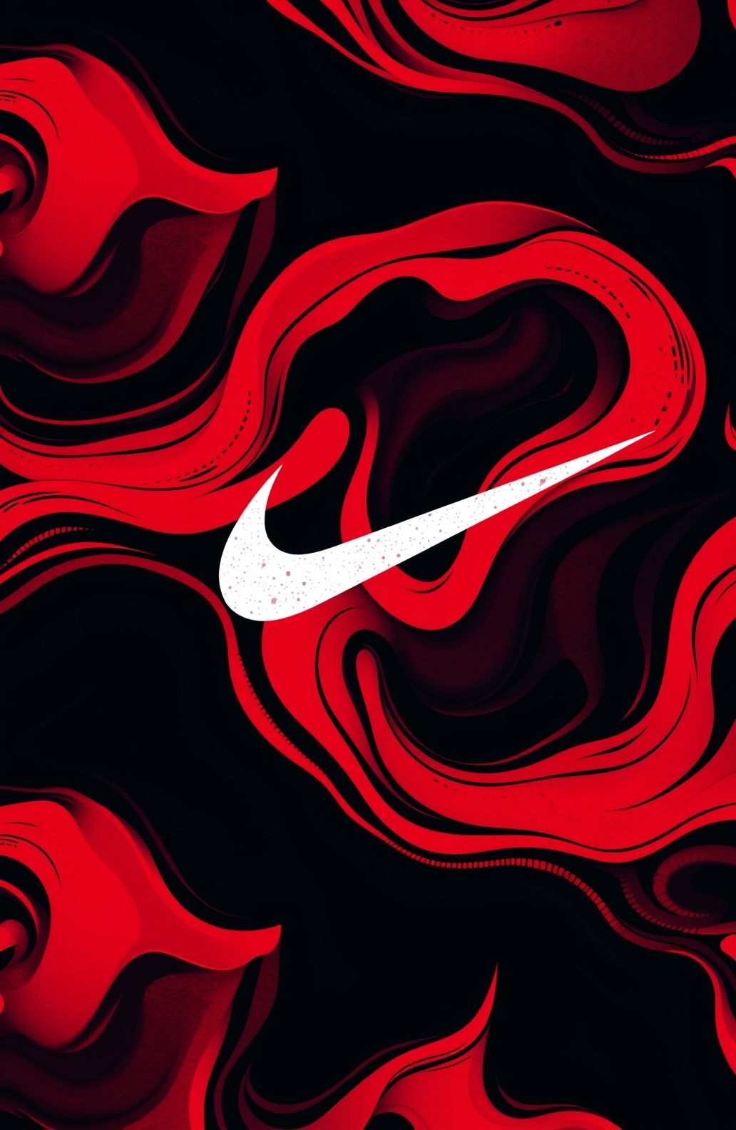 Red And Black Nike Wallpaper
