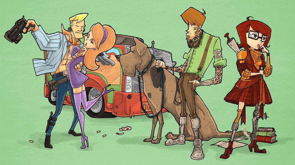 Scooby Doo Redesign By Artilustra