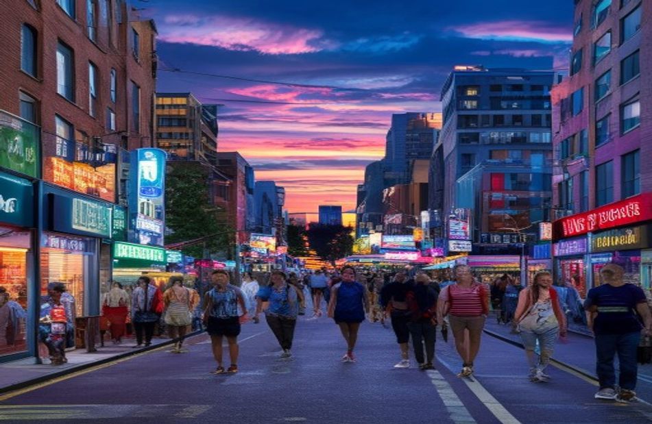 City Street Background