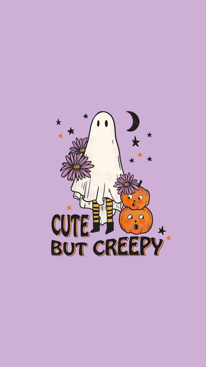 Cute But Creepy Halloween Wallpaper For iPhone In