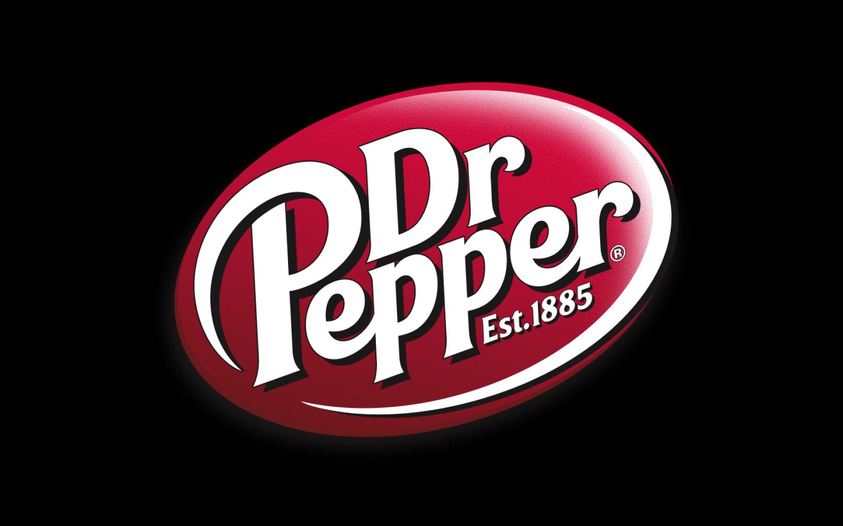 Dr Pepper Logos Black Background Onf6